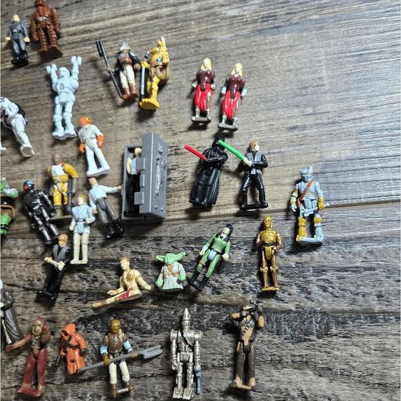 Vintage Star Wars Huge Mini Figure Micro set 55 posable 68 non posable kenner - Picture 10 of 16